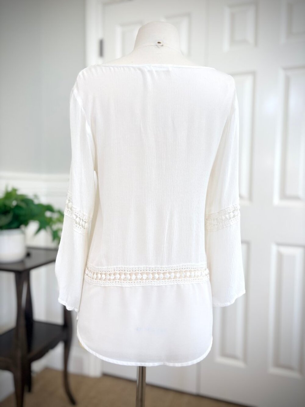Lush Boho Long Sleeved Top, Size Small - Picture 6 of 11